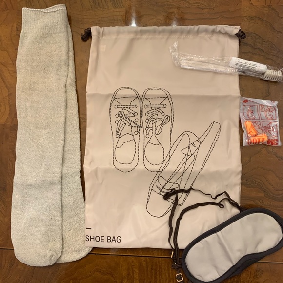 Other - #39 Travel Kit Eye Mask, Ear Plugs, Socks, Toothbrush